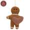 Stuffed Gingerbread with Country Gingham Heart Ornament