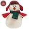 Stuffed Red & Green Plaid Hat Snow Bird