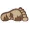 Bigfoot In the Forest Layered Wooden Foot Sitter