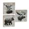 Woodland Forest Animal 4" Square Block - 3 Asstd.;