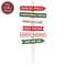 North Pole Words Primitive Signpost - 14.5"H