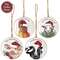 Christmas Farm Animal Ornament - 4 Asstd.