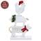 3 Set - Distressed White Wooden Winter Farm Animal Stackers