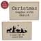Christmas Begins With Christ Rectangle Wooden Block - 2 Asstd.