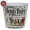 Old Fashioned Sleigh Rides White Metal Bucket;