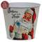 Believe in the Magic Santa White Metal Bucket;