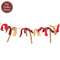 Candy Cane Rag & Bead Garland