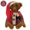 Aiden Teddy Bear in Plaid Shirt with Hat & Scarf