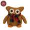 Cozy Christmas Stuffed Owl Sitter