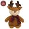 Cozy Christmas Stuffed Reindeer Sitter