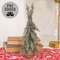 Winter Frost Pine Tree w/Red Baubles, 12"H 18468;