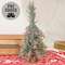Winter Frost Pine Tree w/Red Baubles, 10"H 18469;