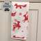 Yuletide Forest Folklore Dish Towel w/White Pom Poms 19547;
