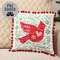 Yuletide Folklore Cardinal Pillow 19552;