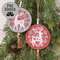 Yuletide Folklore Round Wooden Reindeer Ornament, 2 Asstd. 38653;