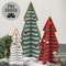 Wooden Dimensional Yuletide Christmas Tree Sitters, 3/Set  38660;