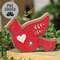Laser Cut Snowflake Cardinal Sitter 38664;