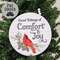 Comfort & Joy Round Cardinal Hanger 38671;
