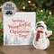 Wonderful Christmas Time Box Sign & Snowman Sitter, 2/Set 38672;