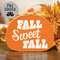 Fall Sweet Fall/Trick Or Treat 2-Sided Wooden Pumpkin Sitter 38730;
