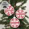 Wooden Sparkle Snowflake Winter Word Bulb Ornament, 3 Asstd. 38766;