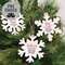 Believe, Joy, Love Snowflake Ornament, 3 Asstd. 38891;