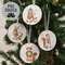 Winter Woodland Friend Round Ornament, 3”, 4 Asstd. 38894;