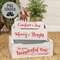 Most Wonderful Time of the Year Wooden Crates w/Handles, 3/Set 38903;