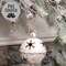Gleaming Distressed White Metal Snowflake Jingle Bell, 5" x 7.25" 60532;