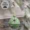Gleaming Distressed Green Metal Snowflake Jingle Bell, 5" x 7.25" 60533Gleaming Distressed Green Metal Snowflake Jingle Bell, 5" x 7.25" 60533;