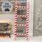 Distressed Wooden Candy Cane Stripe Ladder, 29"H 60538;