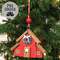 Wooden Christmas Barn Ornament 65389;