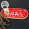 Yuletide Reindeer Oval Wooden Tray 65393;