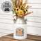 Distressed Ribbed Metal Farmers Market Pumpkins Milk Can 70213;