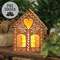 Metal Gingerbread House Luminary, 9.75"H 70218;
