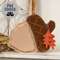 Distressed Chunky Wooden Acorn w/Leaves Sitter 91180;