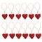 Heart Ornaments - 12/Set