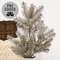 Glistening Platinum Pine Spray, 29" SA112548;