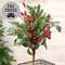 Shimmering Holly Pine & Berries Bush, 17" SA112601;