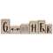 6/Set, Primitive "Gather" Letter Blocks