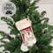 Woodland Deer & Snowflake Stocking Ornament 38781;