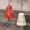 Yuletide Greetings Papier Mache Bell Hanger, 2 Asstd. 60517Yuletide Greetings Papier Mache Bell Hanger, 2 Asstd. 60517;