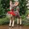 Icy Frosted Resin Baby Deer w/Bow & Jingle Bell RQ282501 ;
