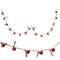 Joyful Red Jingle Bell Garland, 5 ft SA112563;