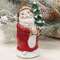 Distressed Cement Retro Santa with Christmas Tree Figure 60527;
