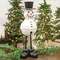 Distressed Metal Standing Top Hat Snowman 70209;