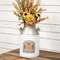 Distressed Ribbed Metal Farmers Market Pumpkins Milk Can 70213;