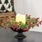 Icy Pepperberry & Leaves Candle Ring, 4.5" QE152546;