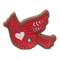 Laser Cut Snowflake Cardinal Sitter 38664;
