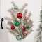 Platinum Tinsel & Bauble Spray, 30" SA112583;